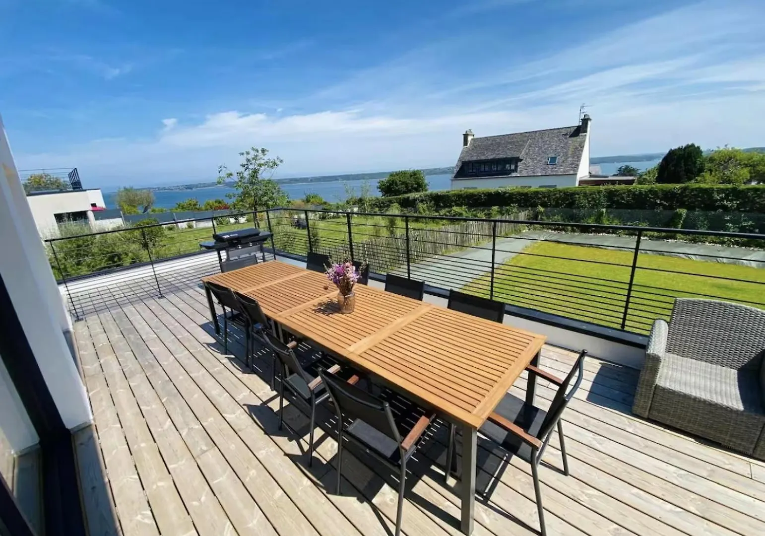 Villa Armor Vue Mer Et Spa Carantec Fransa